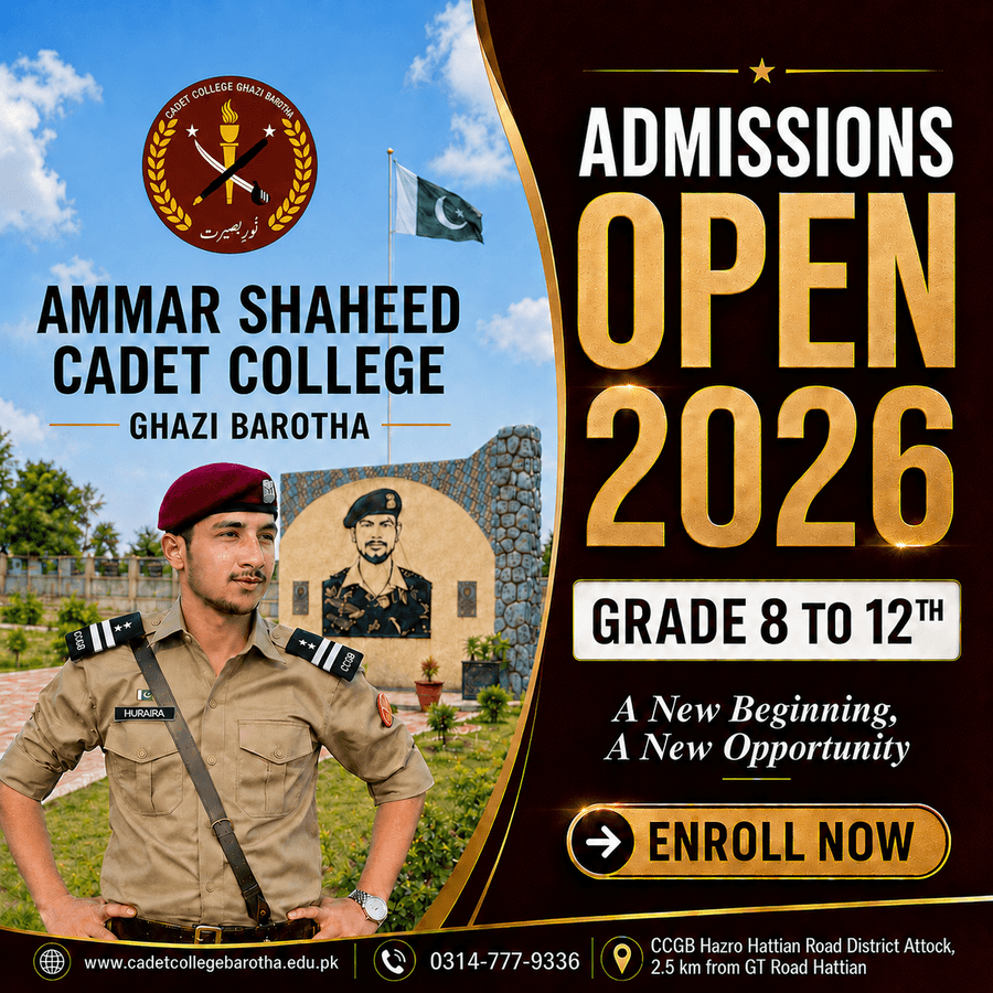 Admissions Open 2026 — Grade 8 to 12 — Enroll Now
