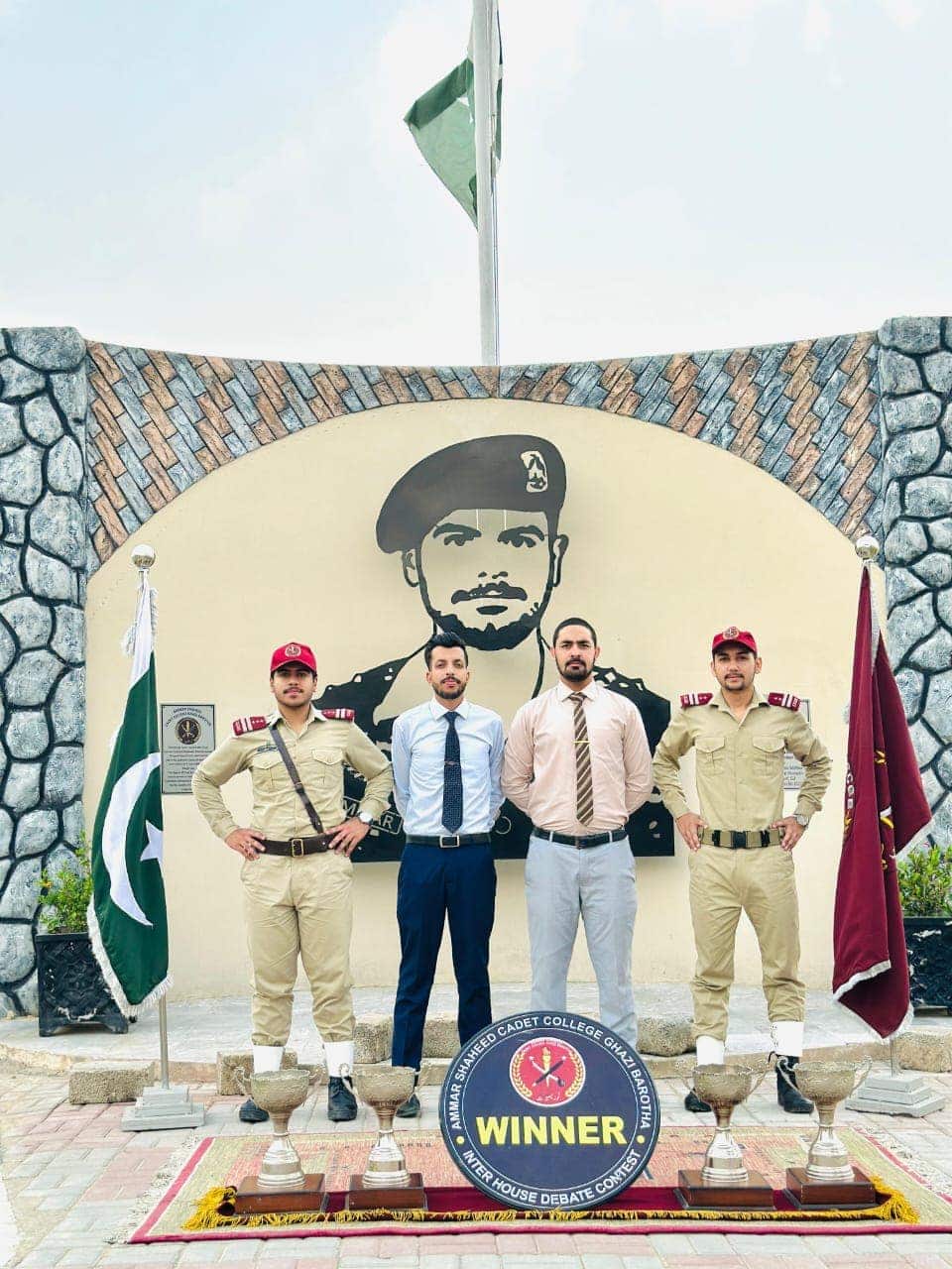 Cadets engaged in campus activities and student life at ASCC