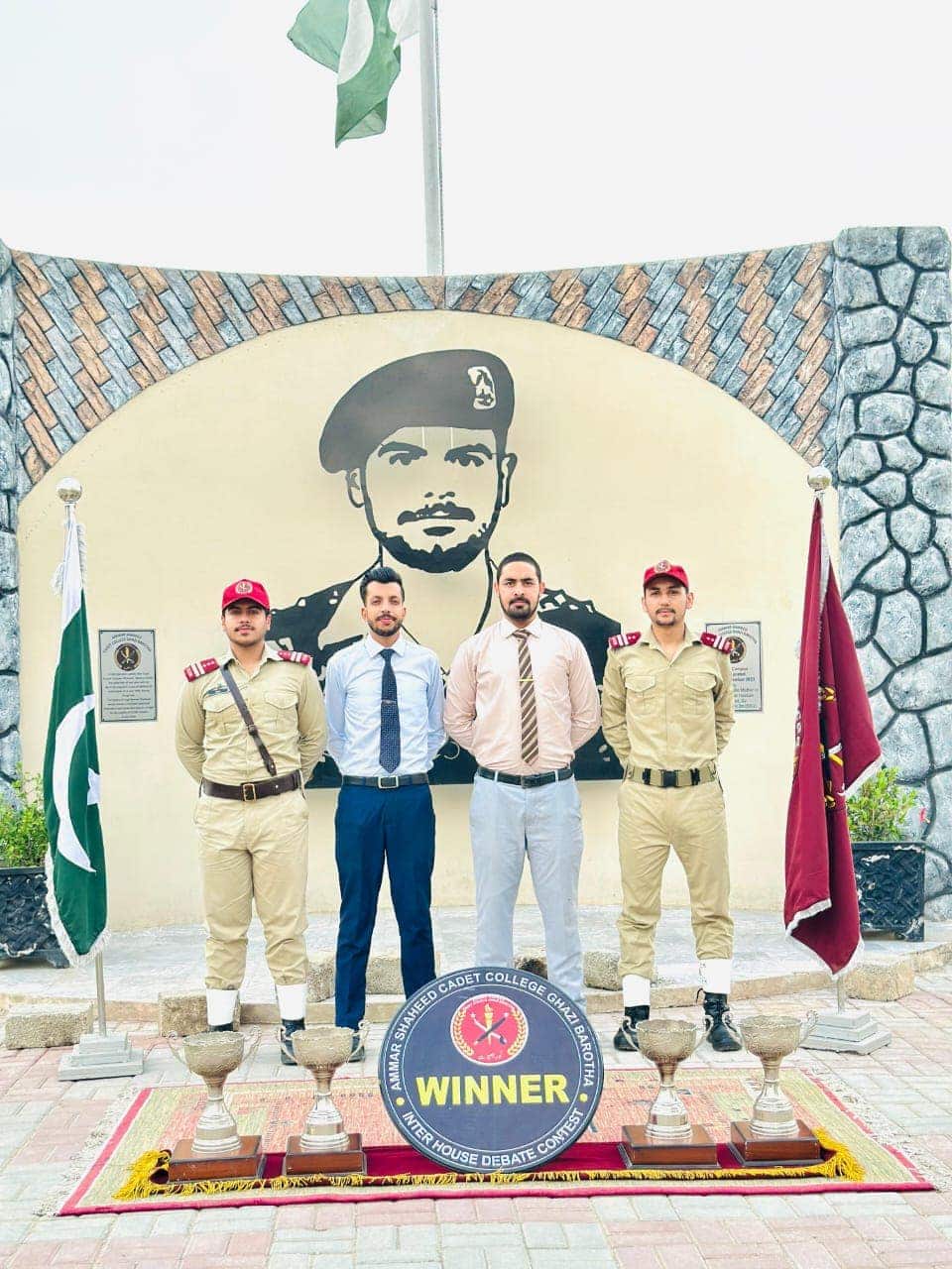 Cadets engaged in campus activities and student life at ASCC